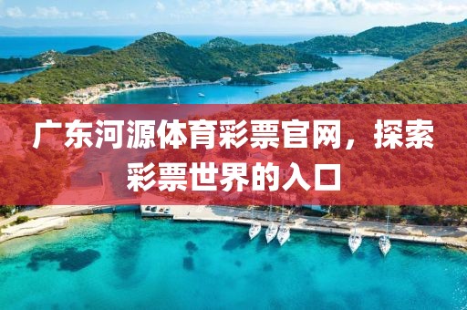 广东河源体育彩票官网，探索彩票世界的入口