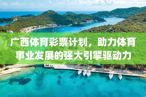 广西体育彩票计划，助力体育事业发展的强大引擎驱动力